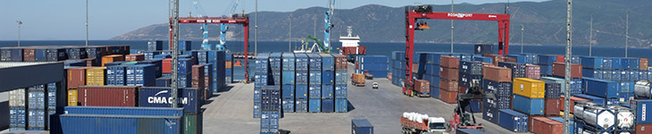 Kırmızı Toprak lojistik liman konteyner taşımacılığı